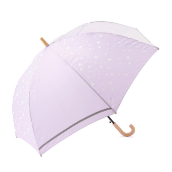 セブンプレミアムライフスタイル「軽くて濡れにくい傘」ドット柄ジャンプ傘