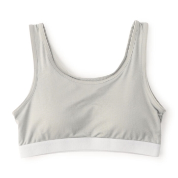 セブンプレミアムライフスタイル　ボディクーラー女児カップ付きアウトゴムハーフトップ