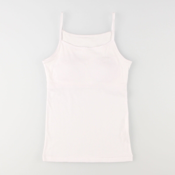 セブンプレミアムライフスタイル　女児ハーフトップ一体型成形カップ付きキャミソール