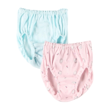 トドラー女児　おばけ柄ショーツ２枚組