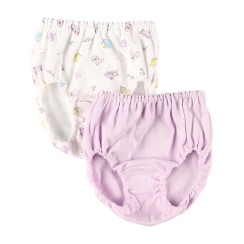 トドラー女児　ステショ恐竜柄ショーツ２枚組