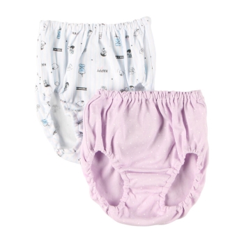 トドラー女児　アニマルソーダ柄ショーツ２枚組