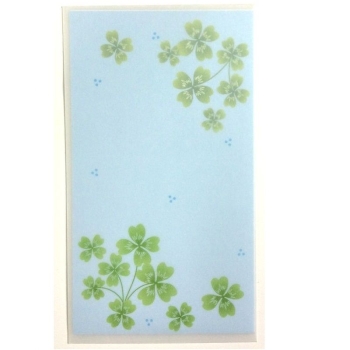 ポチ袋　トレペ３枚　ナチュラルクローバー