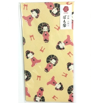 和紙ポチ袋万型　舞妓さん