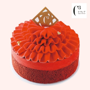 【母の日】シーキューブ　フラワーケーキ＜ショコラ＆フレーズ＞　ＧＣＦＣ－３０Ｆ（Ｇ）