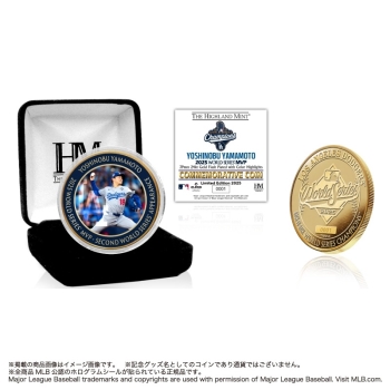 【予約商品】MLB ドジャース 山本由伸 ワールドシリーズ 2025 優勝記念 ゴールドコイン