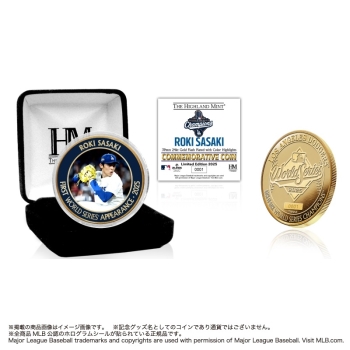 【予約商品】MLB ドジャース 佐々木朗希 ワールドシリーズ 2025 優勝記念 ゴールドコイン
