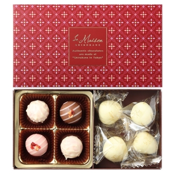 ラ・メゾン白金　苺のショコラアソート　８個