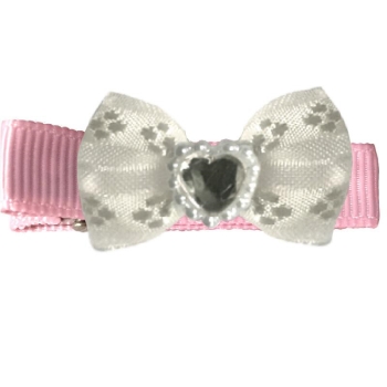 オフィス４０４　リボンクリップ　ホワイト