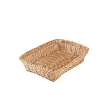 洗えるバスケット　ルンド　レクタングルＬ　キャラメル