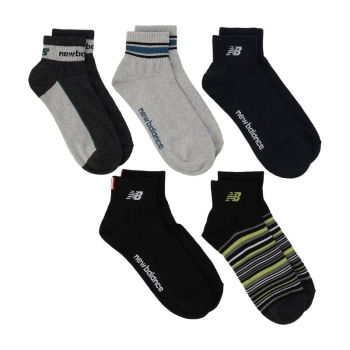 【福袋】ニューバランス　メンズ　ショート丈ソックス　５足組