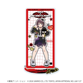 アクリルスタンド「ガールズバンドクライ×サンリオキャラクターズ」10/井芹 仁菜×バッドばつ丸