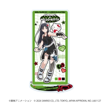 アクリルスタンド「ガールズバンドクライ×サンリオキャラクターズ」12/安和 すばる×ハローキティ
