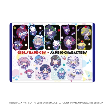 キャラクリアケース「ガールズバンドクライ×サンリオキャラクターズ」03/ミニキャラデザイン