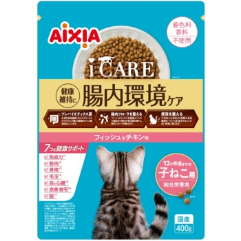 ｉ　ＣＡＲＥ猫ドライ子ねこ用Ｆ＆Ｃ４００ｇ