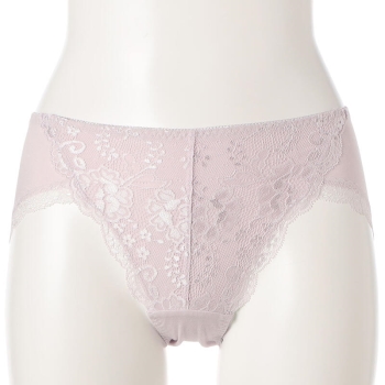ハイカット前身レースショーツ＜はきこみ丈ふつう＞