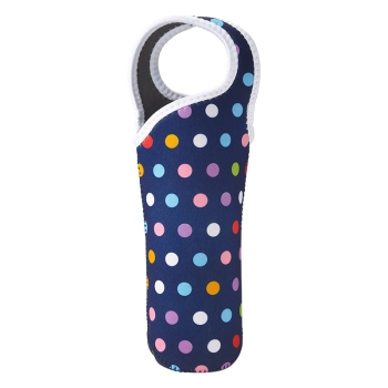 ｔｏｎｅ　ボトルカバー　ネイビードット