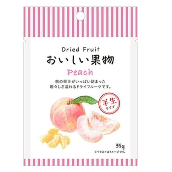 ドライフルーツ　おいしい果実　もも　３５ｇ