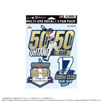 ２４　ドジャース　大谷翔平　ステッカーセット（５０／５０）