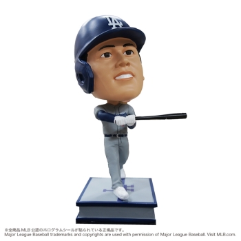 ２５　ドジャース　大谷翔平　ビッグヘッドボブル（９．５インチ／ビジター／打者）