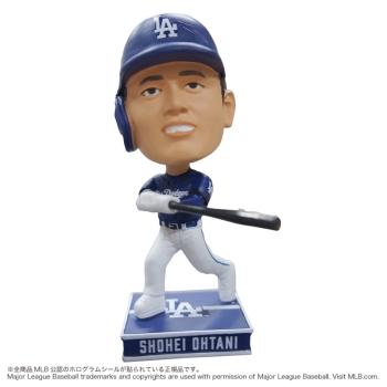 ２５　ドジャース　大谷翔平　ビッグヘッドボブル（４．５インチ／シティ・コネクト／打者）