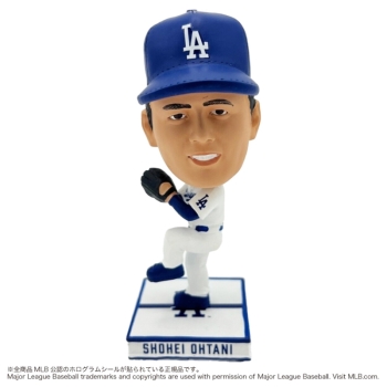 ２５　ドジャース　大谷翔平　ビッグヘッドボブル（４．５インチ／ホーム／投手）