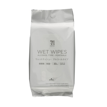 セブンプレミアムライフスタイル　アルコール除菌ウェットティシュ　３０枚