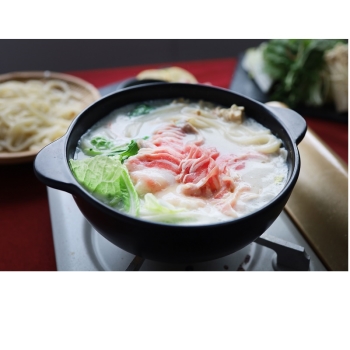 【高知・香川お取り寄せ】しゃぶ亭まる　オリーブ豚豆乳鍋２人前