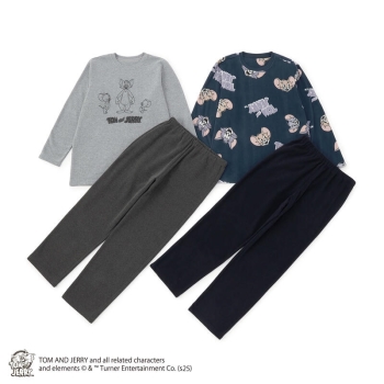 Ｍサイズのみ　トムとジェリー　メンズ　ルームウェア　２点セット