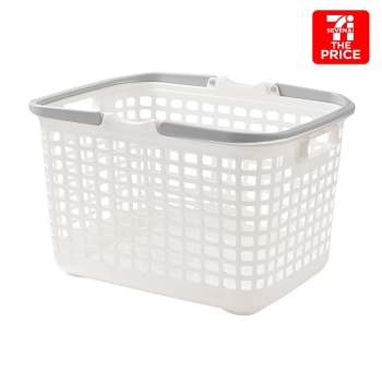 セブン・ザ・プライス　ランドリーバスケット　Ｍ　グレー