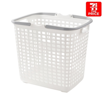 セブン・ザ・プライス　ランドリーバスケット　Ｌ　グレー