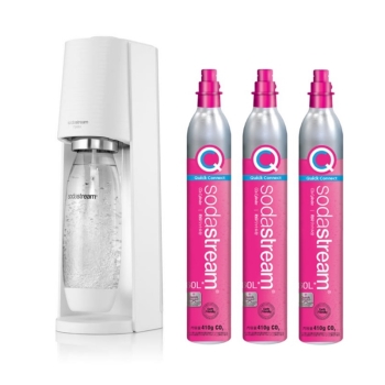 ソーダストリーム　テラホワイト＋新規ガス２Ｐ（ＳＳＭ１１００＋ＳＳＧ９１２１）