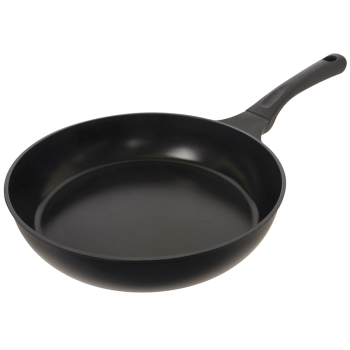 セブンプレミアムライフスタイル　底が広くて料理がラク　ガス火専用　フライパン　２８ｃｍ