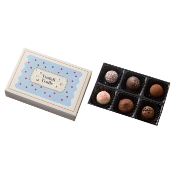 トリュフルトリュフ　クリーム＆パウダートリュフ６コ