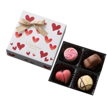 バレンチノショコラティエ　スイーツフレーバー　４コ