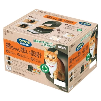 ニャンとも清潔トイレ　ドームタイプ　ブラウン