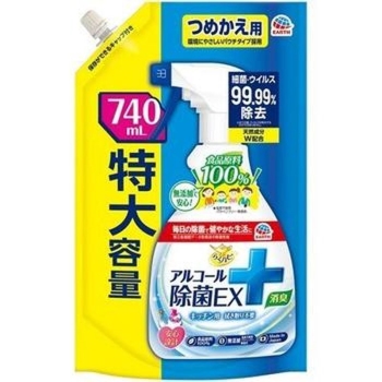 らくハピ　アルコール除菌ＥＸ詰替え　７４０ｍｌ