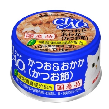 チャオ　かつお＆おかか（かつお節）　　８５ｇ