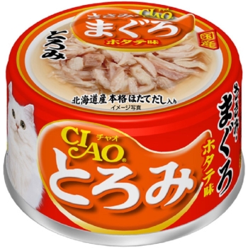 チャオ　とろみささみ・まぐろ　ホタテ味　８０ｇ