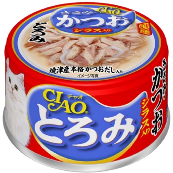チャオ　とろみささみ・かつお　シラス入り　８０ｇ