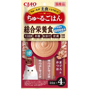 ＣＩＡＯちゅ～るごはん　まぐろ＆かつお１４ｇ×４