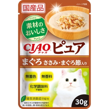 ＣＩＡＯピュアパウチ　まぐろささみ入まぐろ節３０ｇ