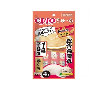 ＣＩＡＯちゅ～る総合栄養食１歳子猫まぐろ１４ｇ４本