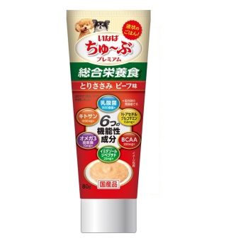 いなば　ちゅ～ぶプレミアム　とりささみ　ビーフ味