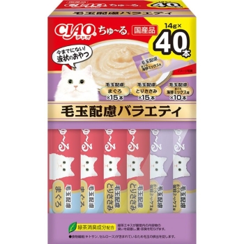 ＣＩＡＯちゅ～る　ＢＯＸ毛玉配慮バラエティ１４ｇ×４０本