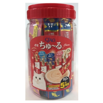 チャオ　ＥＸちゅーる　まぐろバラエティ　５０本＋５本増量