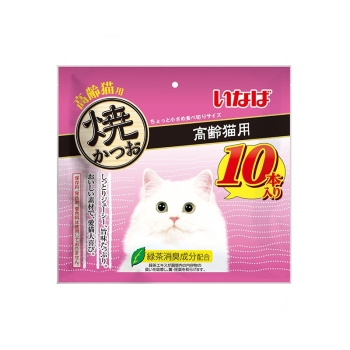 いなば焼かつお１０本高齢猫用