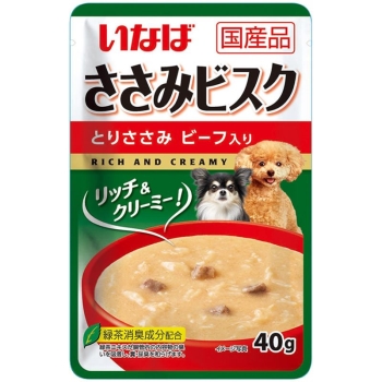 ささみビスクとりささみビーフ入り４０ｇ