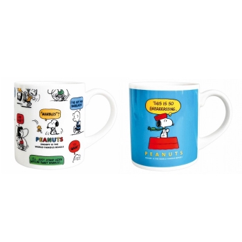 【在庫限り】福袋　ペアマグカップセット　スヌーピー　レトロカラー