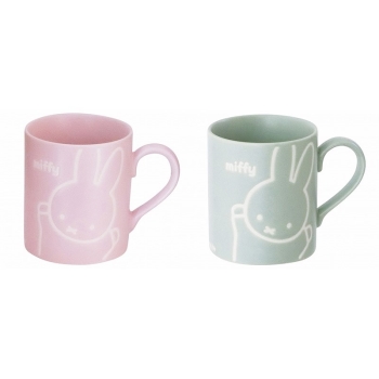 福袋　ペア撥水マグセット　ミッフィー　ピンク＆グリーン